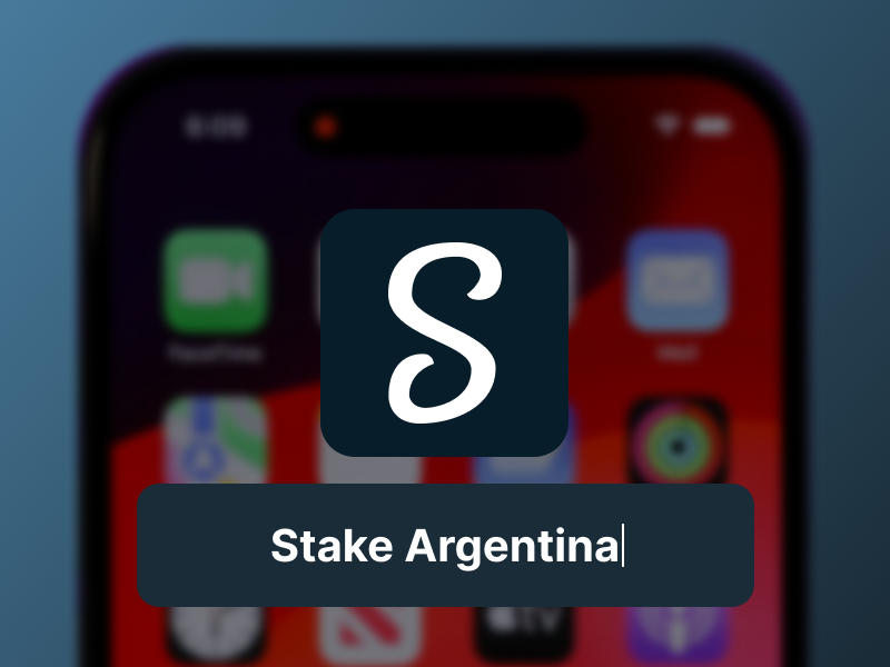 Confirmación de acceso directo de Stake en iOS