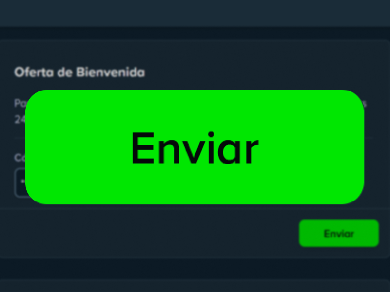 Confirmación del código promocional en Stake
